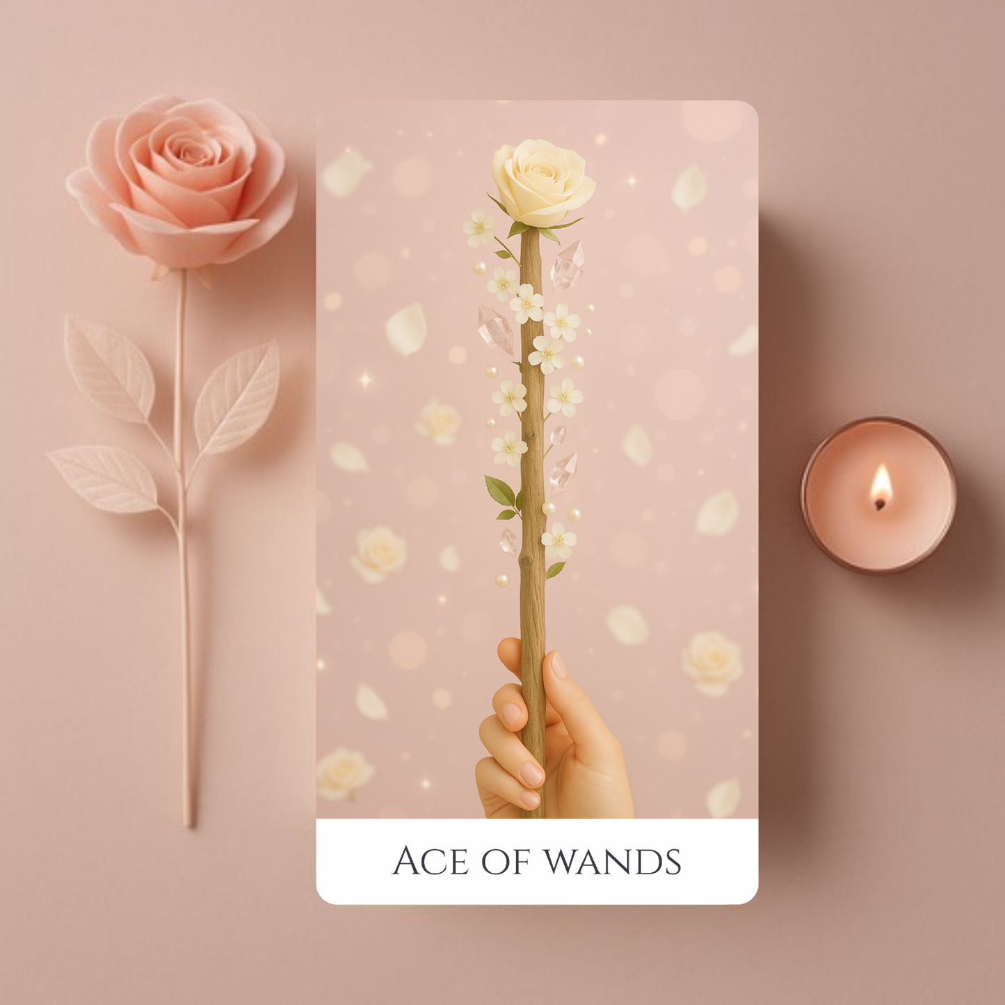 Pachet de Carti de Tarot Roz de Lux "Heaven&Earth "