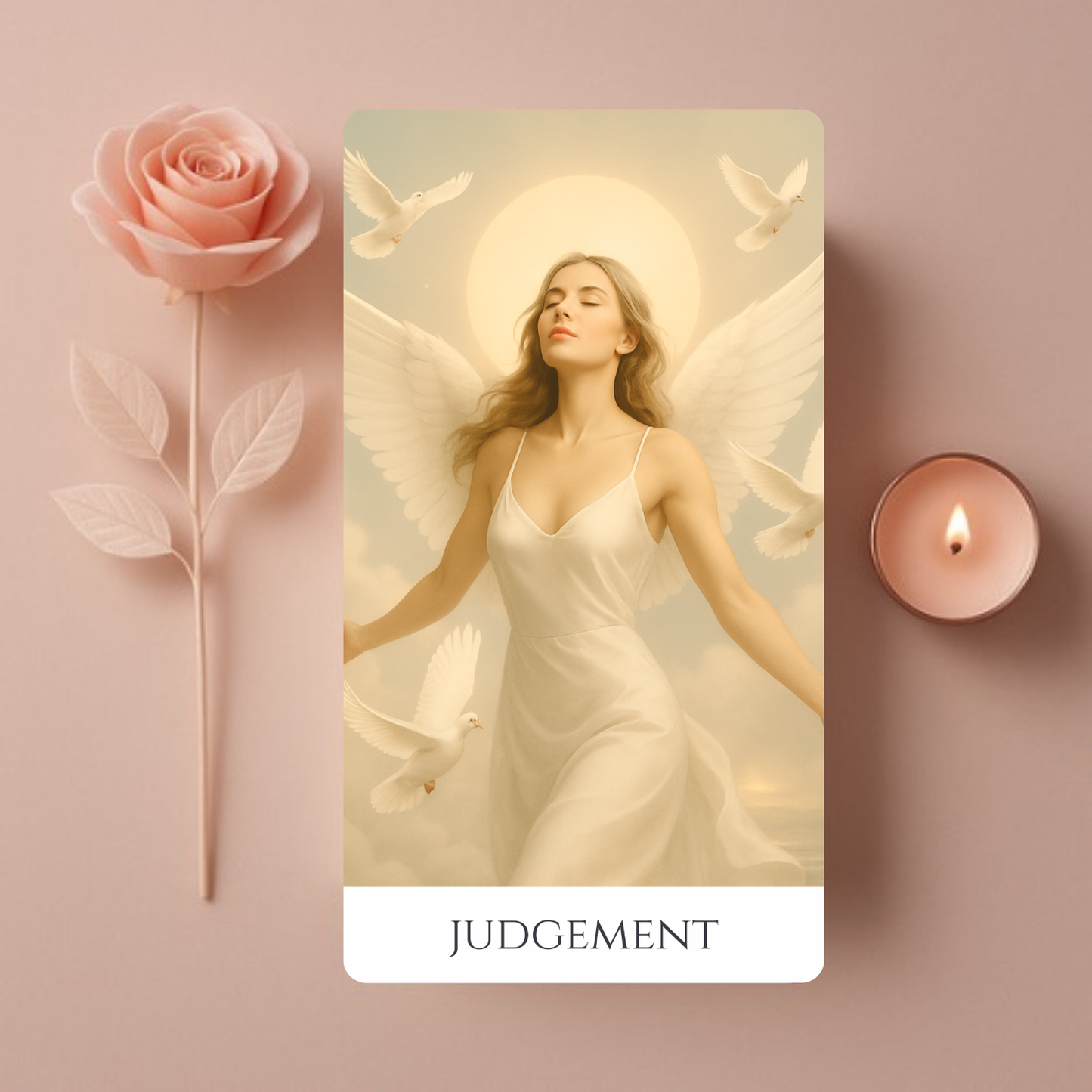 Pachet de Carti de Tarot Roz de Lux "Heaven&Earth "