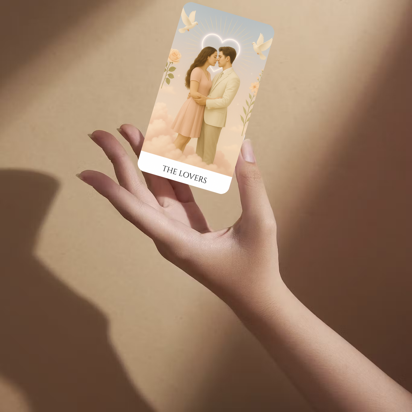 Pachet de Carti de Tarot Roz de Lux "Heaven&Earth "