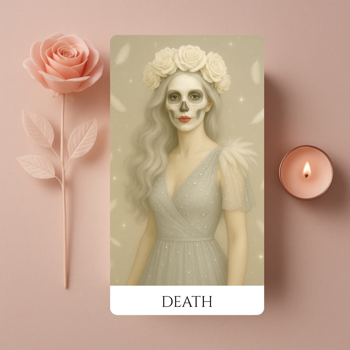Pachet de Carti de Tarot Roz de Lux "Heaven&Earth "