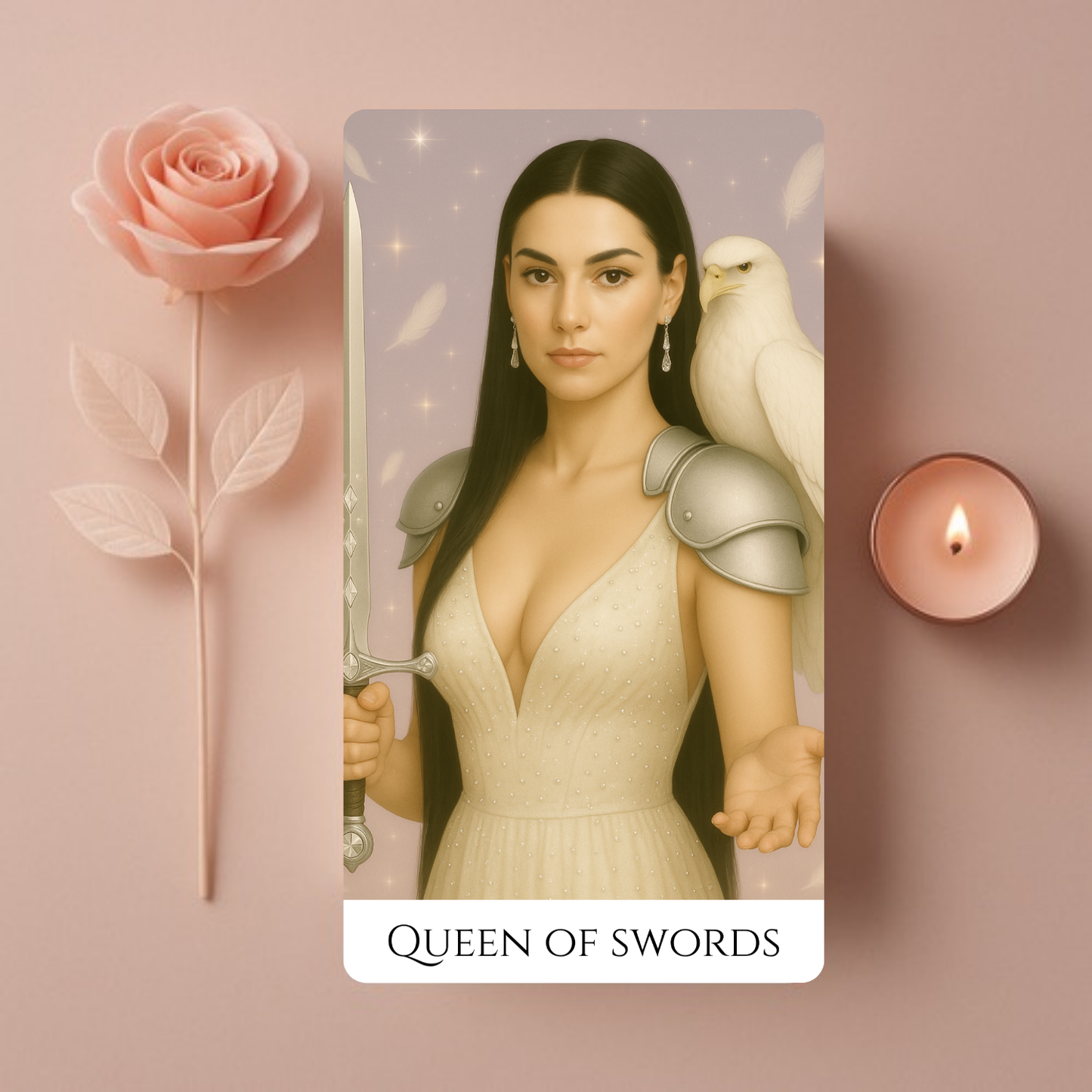 Pachet de Carti de Tarot Roz de Lux "Heaven&Earth "