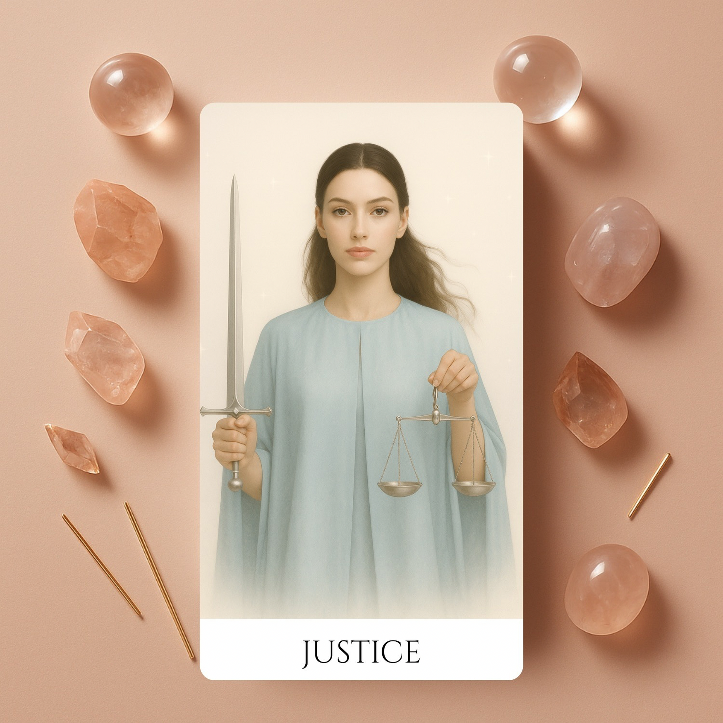 Pachet de Carti de Tarot Roz de Lux "Heaven&Earth "