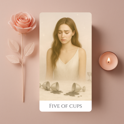 Pachet de Carti de Tarot Roz de Lux "Heaven&Earth "