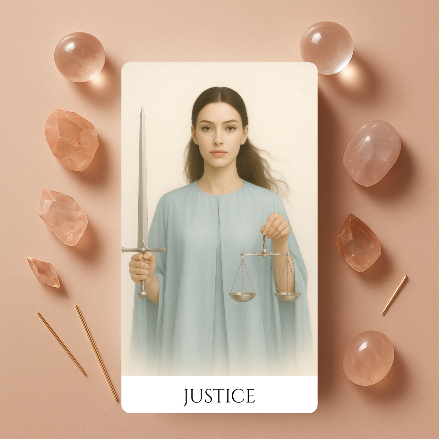 Pachet de Carti de Tarot Roz de Lux "Heaven&Earth "