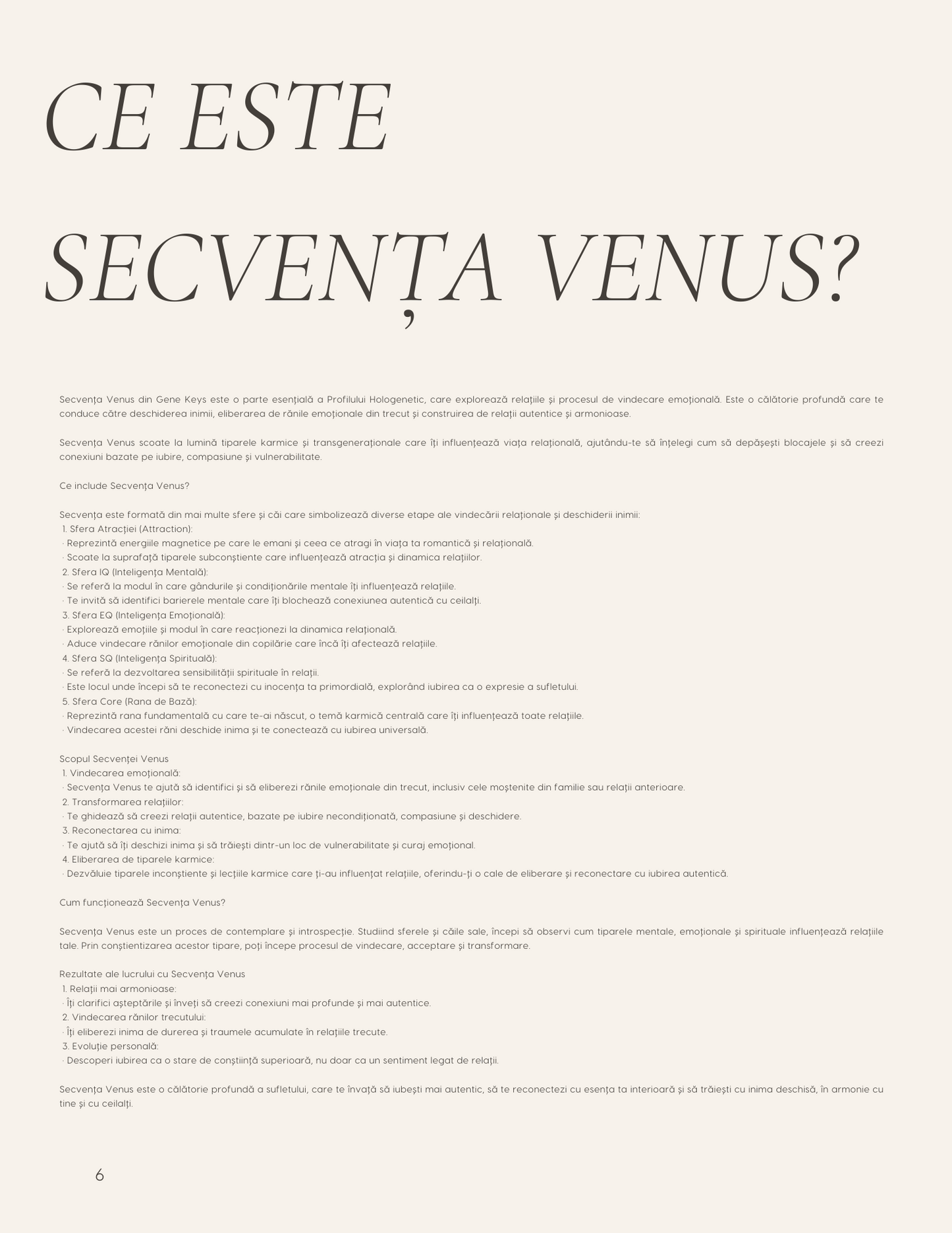 Harta Hologenetică – Călătoria Vindecării și Iubirii Necondiționate-Secvența Venus
