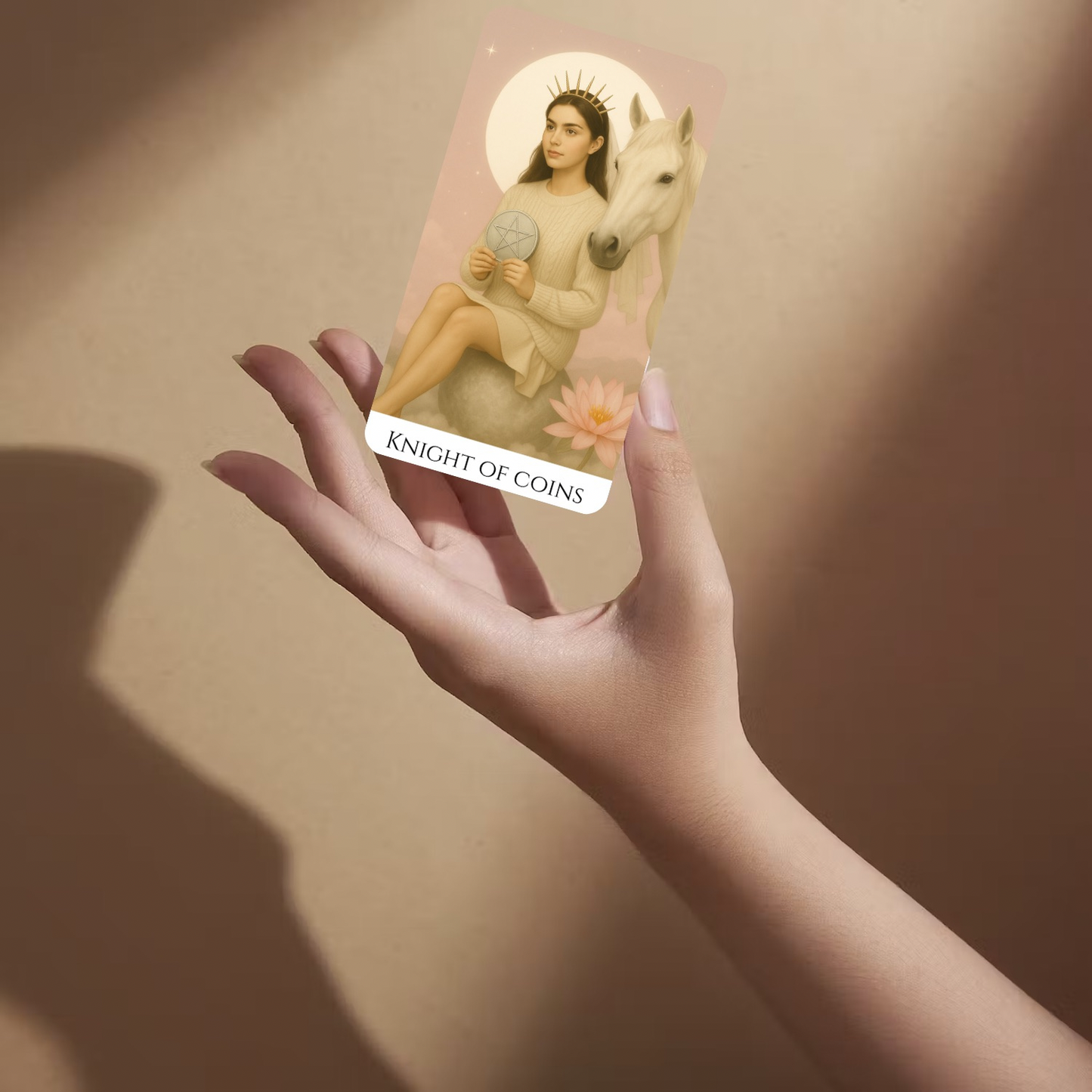 Pachet de Carti de Tarot Roz de Lux "Heaven&Earth "