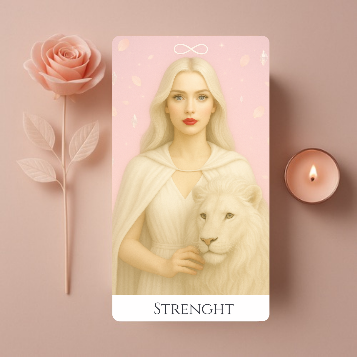 Pachet de Carti de Tarot Roz de Lux "Heaven&Earth "