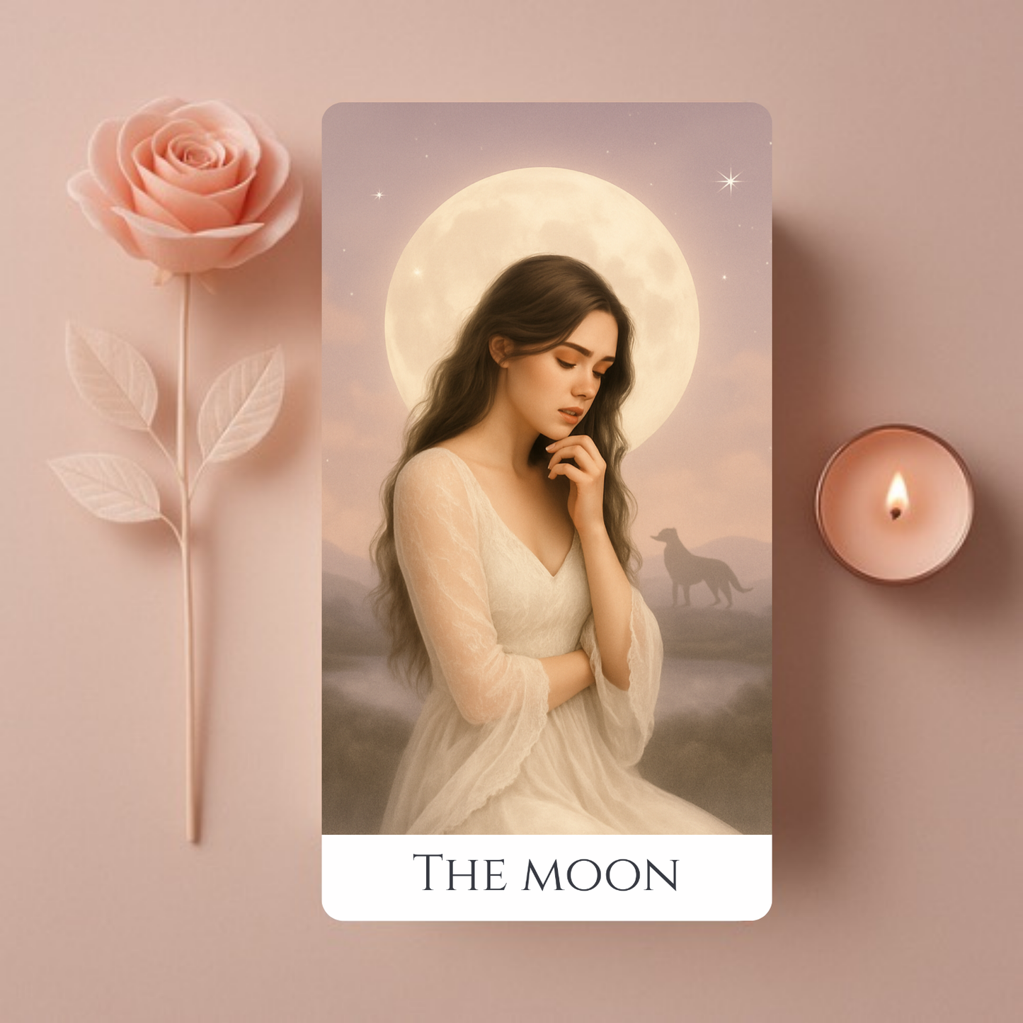 Pachet de Carti de Tarot Roz de Lux "Heaven&Earth "