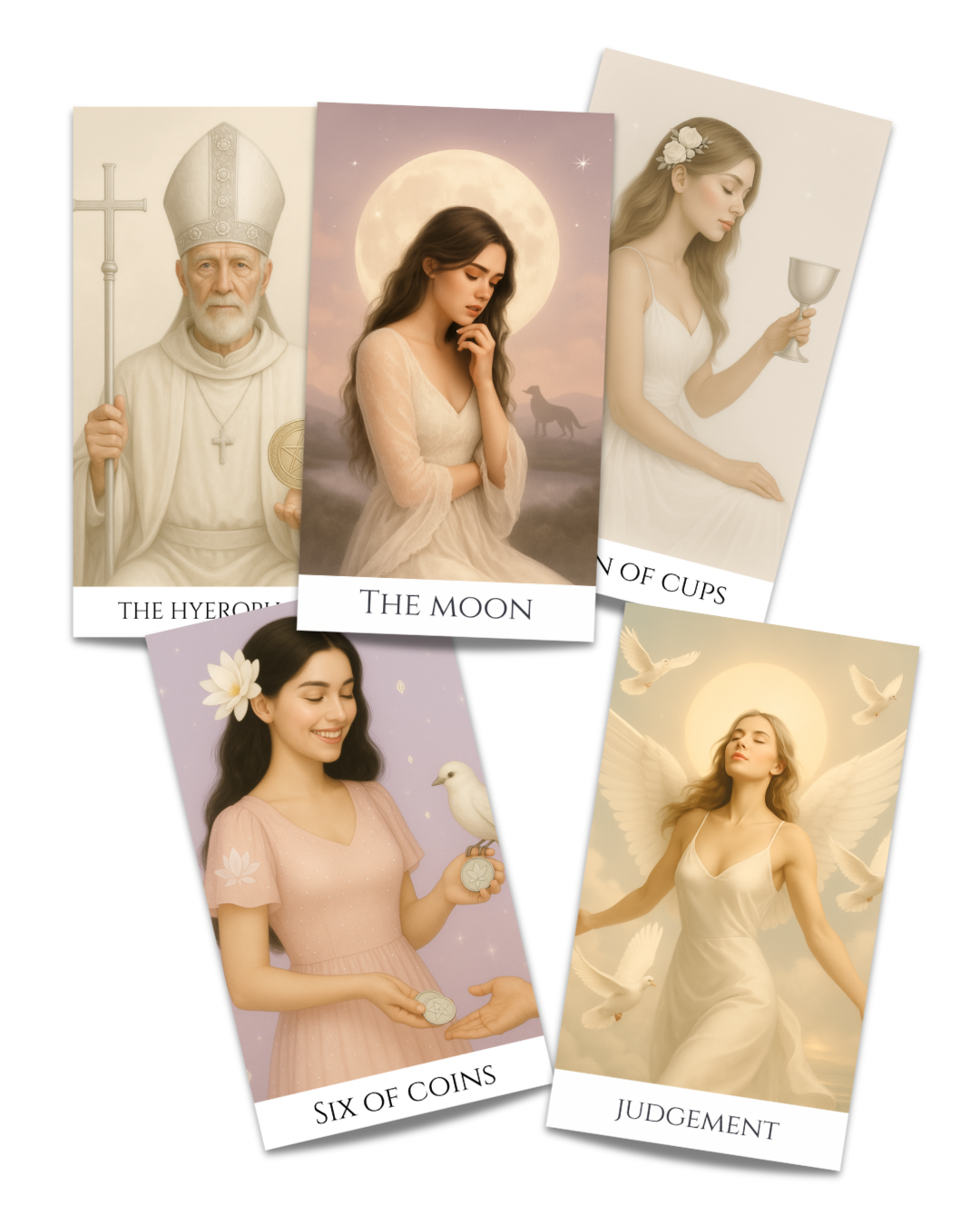 Pachet de Carti de Tarot Roz de Lux "Heaven&Earth "