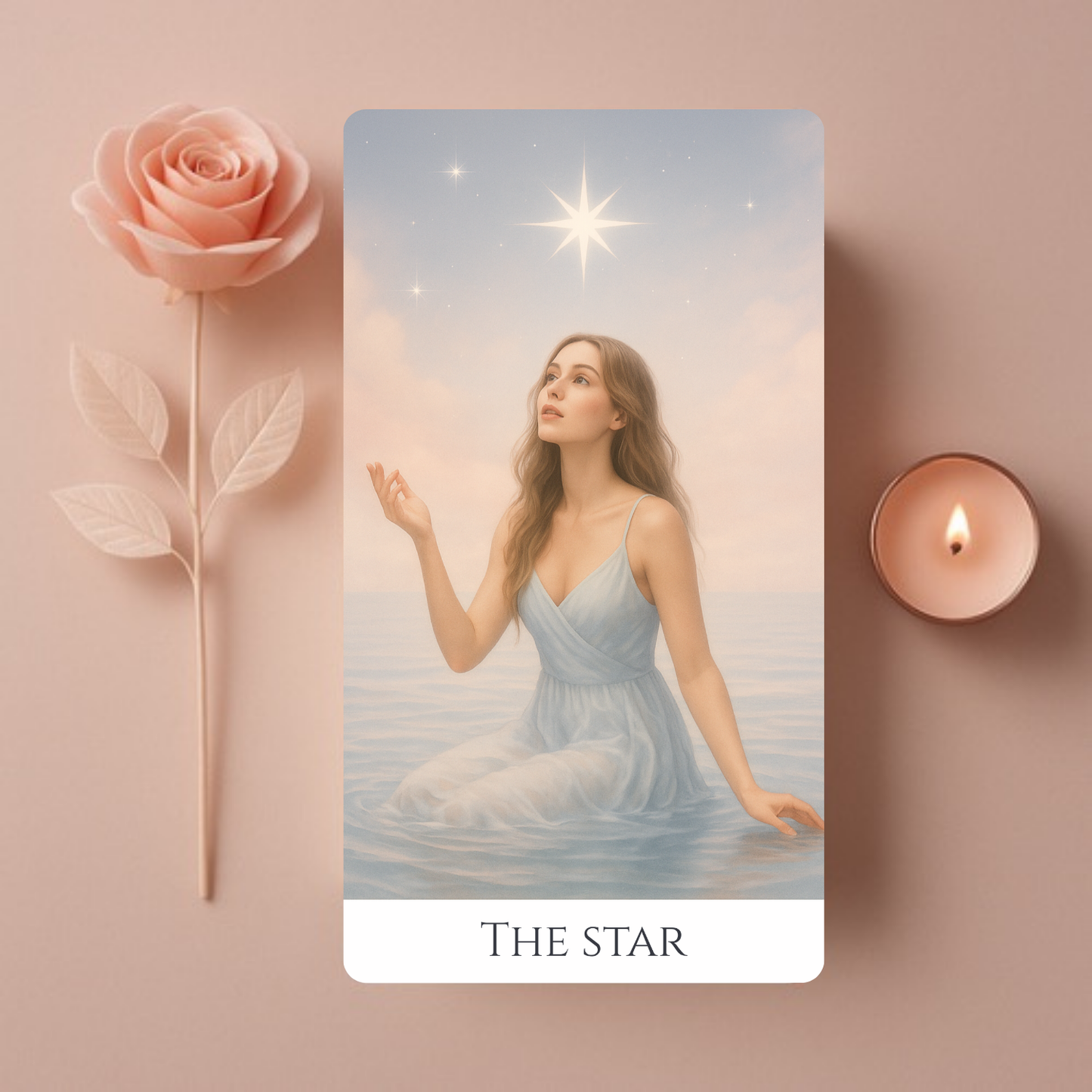 Pachet de Carti de Tarot Roz de Lux "Heaven&Earth "