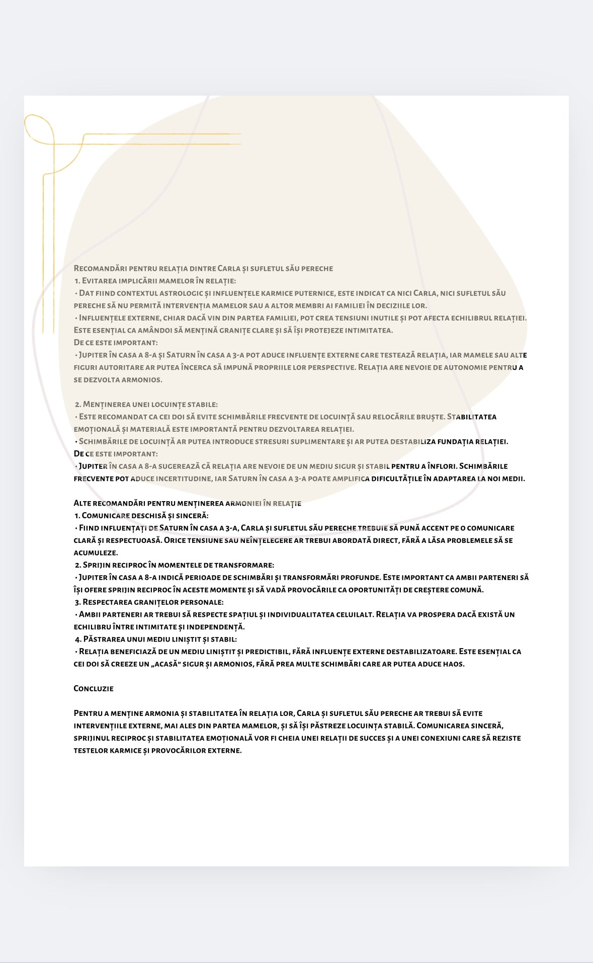 ANALIZA ASTROLOGICA VEDICA  - Partenerul Predestinat(Darakaraka)