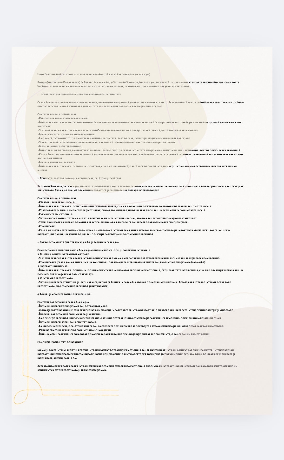 ANALIZA ASTROLOGICA VEDICA  - Partenerul Predestinat(Darakaraka)